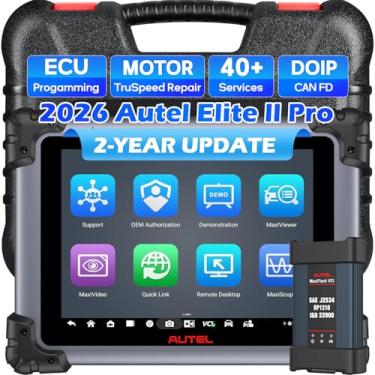 Imagem de Autel MaxiSys Elite II Pro Scanner J2534 Ferramenta de reprogramação como Ultra MS908S PRO II até MS908S Pro II MK908P 2 anos de atualização gratuita do motor TruSpeed Repair CANFD & DoIP 40+ Hot
