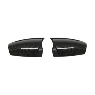 Imagem de Capa Para Espelho Retrovisor De Carro, Capa De Fibra De Carbono Com Padrão De Espelho Retrovisor Compatível Com Mazda 3 Axela 2014-2019(Carbon fiber pattern)