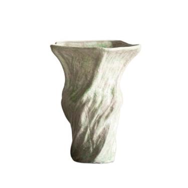 Imagem de URGDWEKJY Vaso de cerâmica criativo sala de estar moderno hidropônico arranjo de flores ornamentos vasos de flores