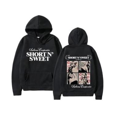 Imagem de Moletom Masculino Streetwear Harajuku Casual Unissex Curto N' Sweet Pa