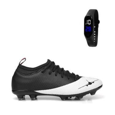 Imagem de Chuteira De Campo Botinha Airplane A7 + Relógio-Masculino