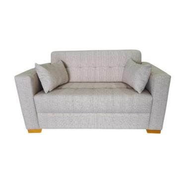 Imagem de Sofá  Gianni Tecido Acquablock Pé Cantoneira Claro  140cm - 4R Estofad