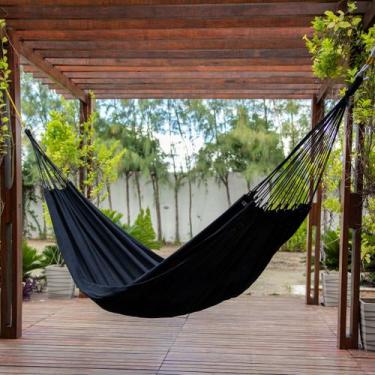 Imagem de Rede de Dormir Jeans Life Basic Preta 3,90 X 1,40 m - Redes De Dormir