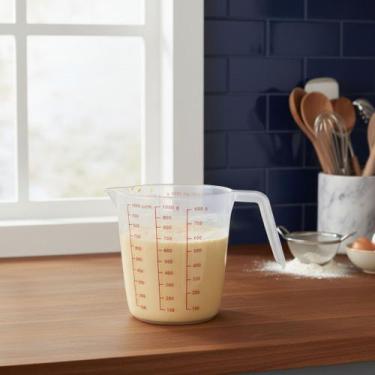 Imagem de Kit 2 Jarras Medidoras De Plástico 1l 500ml Cozinha Pro Top - Clink