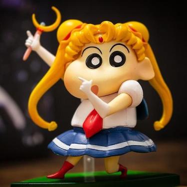 Imagem de Boneca de desenho animado Crayon Shin-chan 12,8 cm - Gloome Store