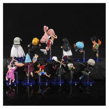 Imagem de Brinquedo de 12 figuras Action Figures Sajy One Piece para crianças - 