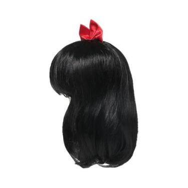 Imagem de Fantasia De Princesa Branca De Neve Para Crianças Com Capa E Acessório