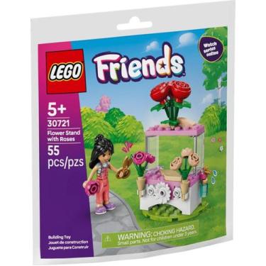 Imagem de Lego Friends Barraca De Flores Com Rosas 55 Peças - 30721
