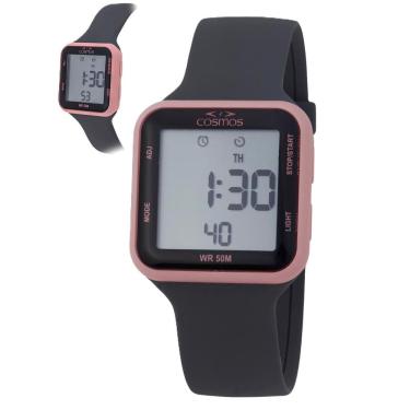Imagem de Relógio Cosmos Feminino Ref: Os41584z Digital Retangular