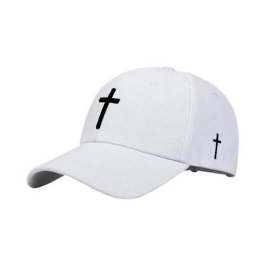 Imagem de Boné Snapback De Algodão Preto Liso Casual Hip Hop Para Homens E Mulhe