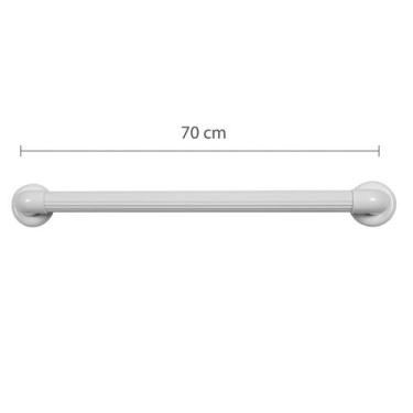 Imagem de Barra de Apoio Plástica Branca 70cm ø36mm - Astra