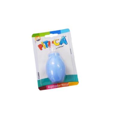 Imagem de Aspirador Nasal Anatômico Infantil Azul Menino - PITUCA, AZUL