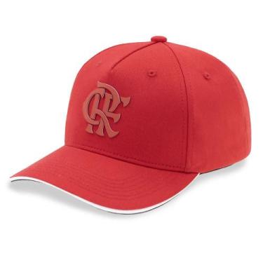 Imagem de Boné Flamengo Aba Curva SuperCap Silk CRF - Vermelho, Vermelho