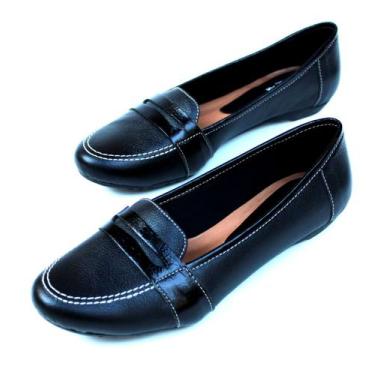 Imagem de Sapatilha de Couro tipo Mocassim - Oscarina , 36