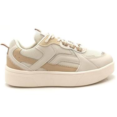 Imagem de Tênis Feminino Casual Ramarim 25-83132, Natural gelo coconut, 35