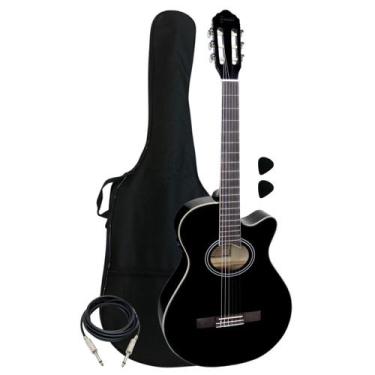 Imagem de Violão Giannini Nylon GNF-1D CEQ Mini Jumbo Eletroacústico, GNF-1D CEQ
