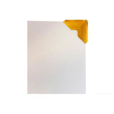 Imagem de Cantoneiras Auto Adesivas para Fotos Lassane Papel 13mm Caixa com 10 Blisters de 84 Unidades Ouro