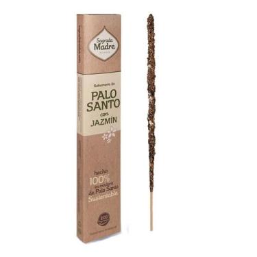 Imagem de Incenso Palo Santo com Jasmim Paz e Amor Sagrada Madre 23 cm