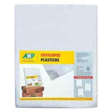 Imagem de Envelope Plástico 4furos Oficio 0,15 C/100 - ACP PLÁSTICOS