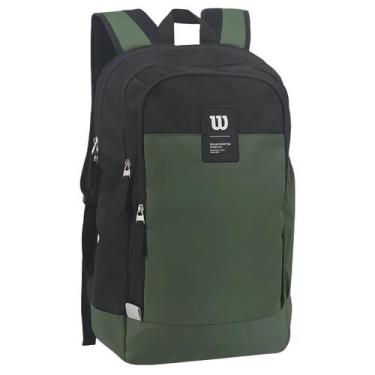 Imagem de Mochila Grande Wilson Original Porta Notebook 3 Compartimentos Acolcho