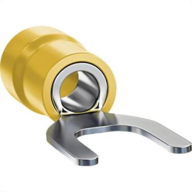 Imagem de Terminal Forquilha Pre-Isolado Sforplast 4,0 A 6,0Mm - M6 - Amarelo