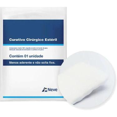 Imagem de Compressa Curativo Algodonada Estéril Neve 10 Cmx50 Cm - BSN/NEVE