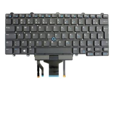 Imagem de Teclado p/ notebook dell latitude 5450 5470 5490 5495 br - FTI