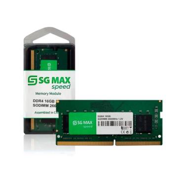 Imagem de Memoria Notebook 16Gb Ddr4 2666 CL19 1.2V SODDIM SGM16GL2666CL19NB SGM