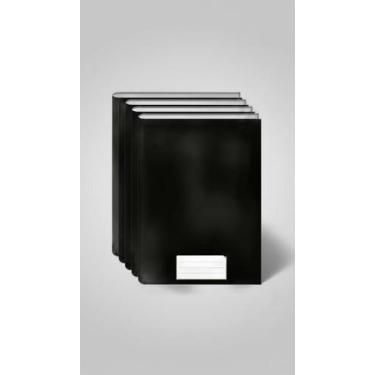 Imagem de Caderno Brochura Capa Dura Grande 96 Folhas Kit 5 Unid - Congratulatio