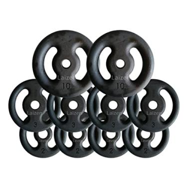 Imagem de Kit Com 40 Kg De Anilhas De Ferro