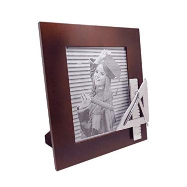 Imagem de Porta Retrato Arquitetura Lembrnça Formatura Decoração Sarquis Samara Imbuia