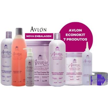 Imagem de Avlon  Affirm Econokit Combo Relaxamento Guanidina Profissional Pequeno - 7 produtos - P