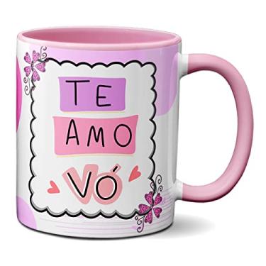 Imagem de Caneca Dia Dos Avós Presente Vovó Fofinha Te Amo Vó (Rosa)