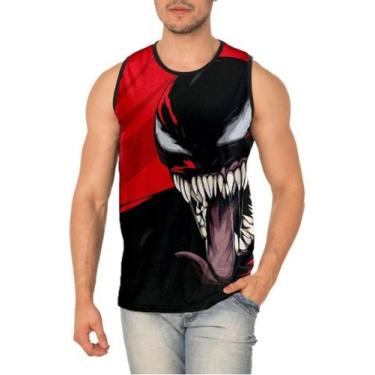 Imagem de Camiseta Regata Venom Spider Man Titan Hero Ref:63 - Smoke