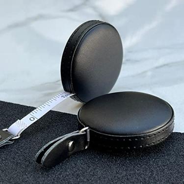 Imagem de Fita Trena Métrica Antropométrica Corporal 1,5m Revestida Couro Com Trava Medical