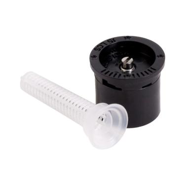 Imagem de Bocal de fita de plástico MPR da Rainbird com tela e padrão de tira de canto esquerdo, 48 cm