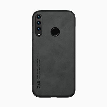 Imagem de Kepuch Silklike Capa para Huawei Nova 4E/P30 Lite - Case Placa de Metal Embutida para Huawei Nova 4E/P30 Lite - Preto