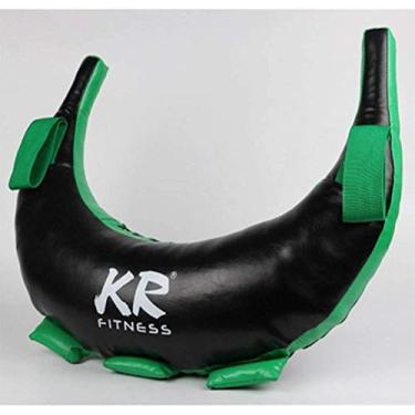 Imagem de Bolsa búlgara croissant búlgaro bolsa de energia esportiva força rolamento de peso treinamento fitness boxe perfuração não preenchida sacos de areia vazios 5-25Kg-verde_10kg atualizado