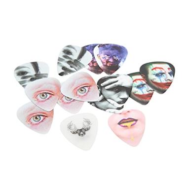 Imagem de Palhetas de Guitarra, Palhetas de Guitarra de Boa Entonação Fornecem 13 Peças de Calibre Médio para Instrumentos Musicais (figura)