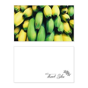 Imagem de Foto de banana amarela frutas frescas cartão de agradecimento papel de aniversário saudação de casamento apreciação