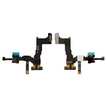 Imagem de Peças de reparo de cabo flexível de substituição compatíveis com iPhone 5S, iPhone SE, (com sensor de proximidade, com microfone, com componentes, com câmera)