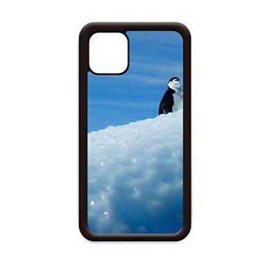 Imagem de Dois pinguins da Antártica imagem da natureza ciência para iPhone 12 Pro Max capa para Apple Mini Mobile Case