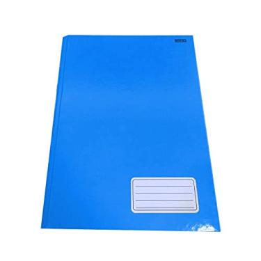 Imagem de Caderno brochura 1/1 Capa Dura 96 folhas Kbom Azul