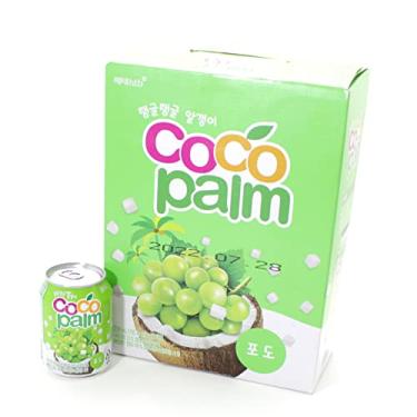 Imagem de Caixa de Suco de Uva com pedaços de Coco CocoPalm Haitai - 238ml x 12unidades