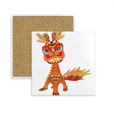 Imagem de China França Torre Eiffel Leão Quadrado Coaster Mat Caneca Suporte de Subplaca Pedra de Isolamento