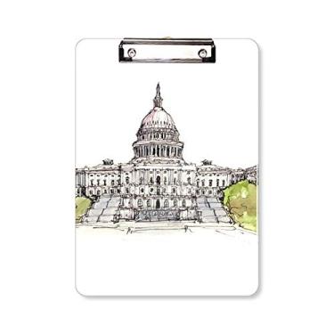 Imagem de Placa de apoio para prancheta do Capitólio dos Estados Unidos A4