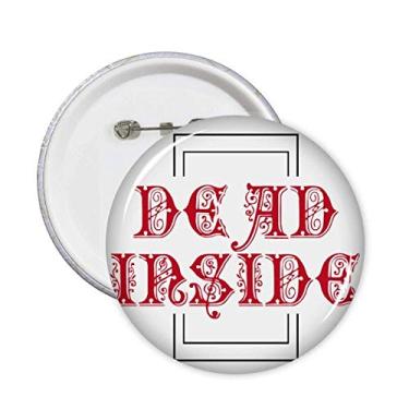 Imagem de Caixa vermelha morta escondida Art Deco presente moderno pinos distintivo emblema acessório decoração 5 peças