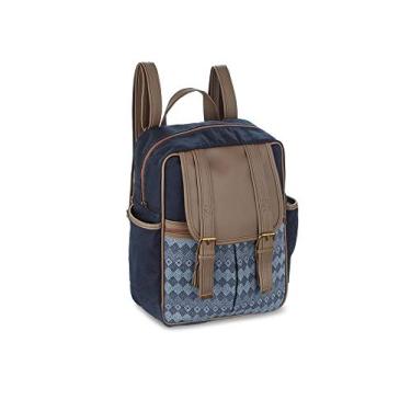 Imagem de Fazendo Arte Mochila Maternidade Papai Jeans - Azul