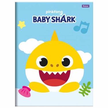 Imagem de Caderno Brochurão Baby Shark 48 Folhas Foroni 1030914