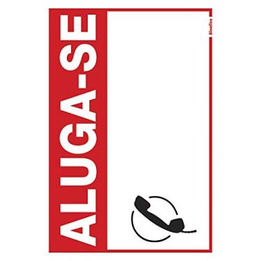 Imagem de Placa em Poliestireno 20X30 Cm - Aluga-Se, SINALIZE, 250CM, Branca